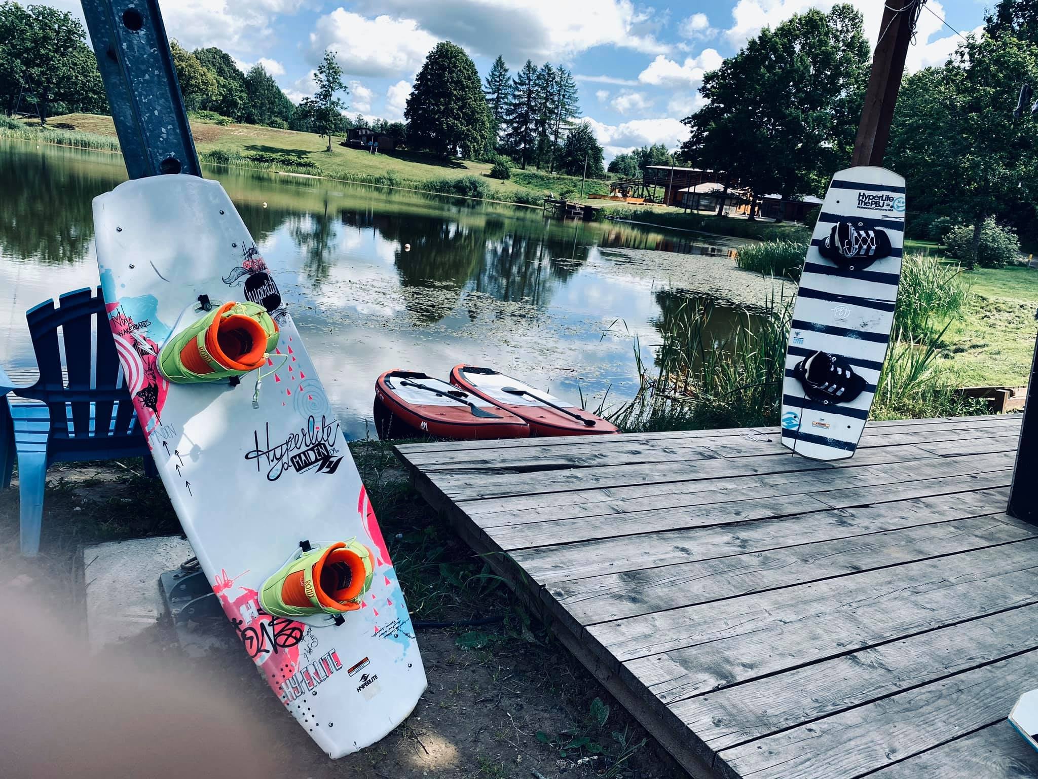 Lauku Kurorts cable park in Latvia