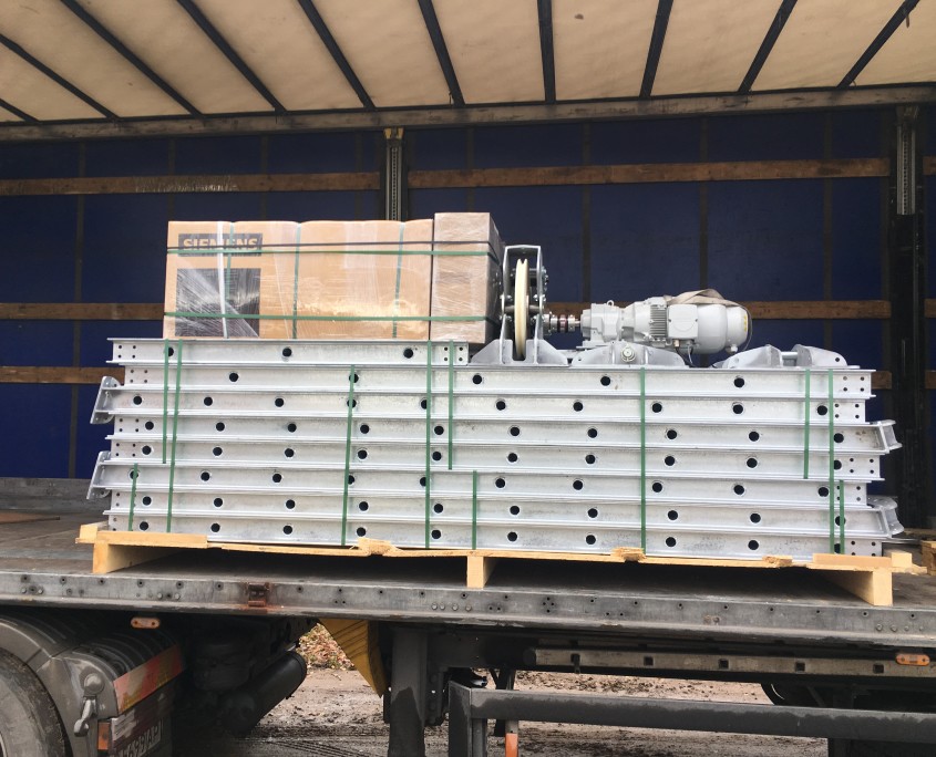 Complete Zero Gravity cable system installed at a wake park showing both towers and cable line