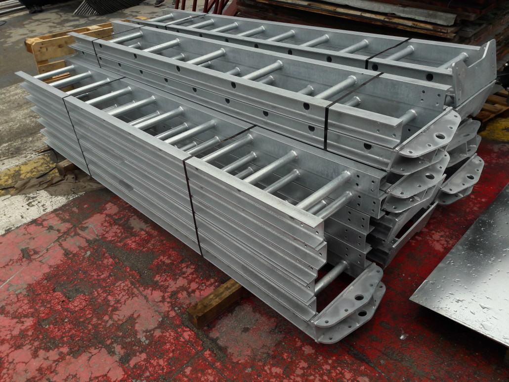 Zero Gravity A-frame towers fully assembled at a wake park installation